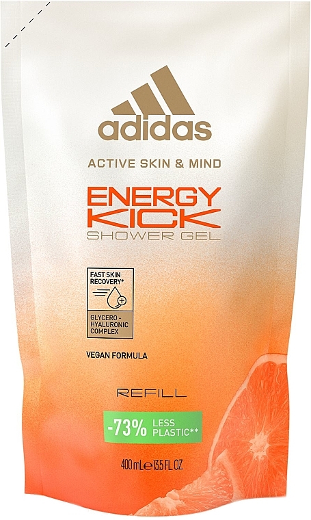 Żel pod prysznic - Adidas Active Skin & Mind Energy Kick Shower Gel Refill (uzupełnienie) — Zdjęcie N1