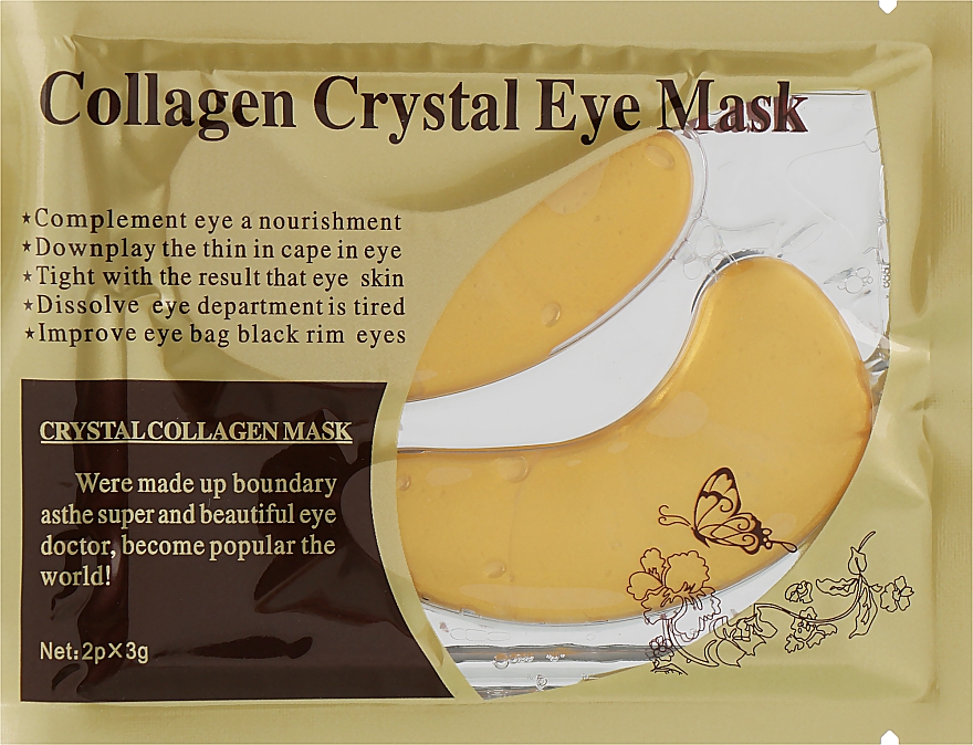 Maseczka kolagenowa na skórę wokół oczu - Dizao Crystal Collagen Gold — Zdjęcie N1