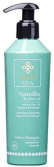 Detoks-szampon do włosów - Olive Spa Spirulina Detox Shampoo — Zdjęcie N1