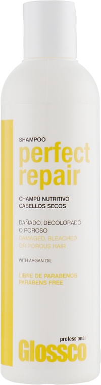 Regenerujący szampon do włosów zniszczonych - Glossco Treatment Perfect Repair Shampoo — Zdjęcie N1