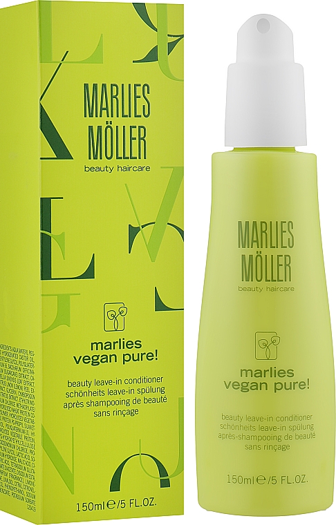 Wegańska odżywka do włosów bez spłukiwania - Marlies Moller Marlies Vegan Pure! Beauty Leave-in Conditioner — Zdjęcie N2