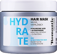 Kup Nawilżająca maska do włosów suchych z kwasem hialuronowym i d-panthenolem - Romantic Professional Hydrate
