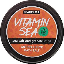 Antycellulitowa sól morska do kąpieli z olejkiem grejpfrutowym - Beauty Jar Vitamin Sea Anticellulite Bath Salt — Zdjęcie N2