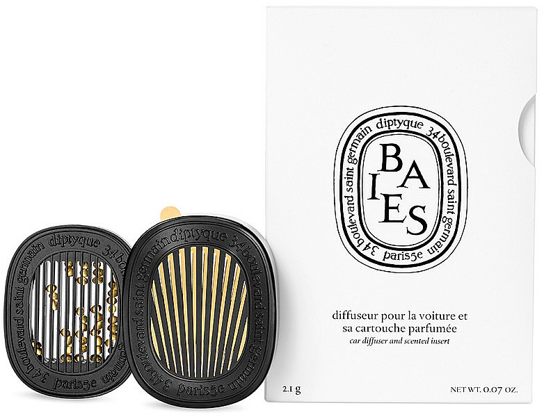 Zapach do samochodu - Diptyque Car Diffuser With Baies Insert — Zdjęcie N1