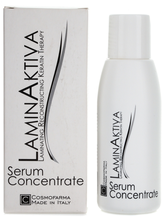 Skoncentrowane serum regenerujące z laminujące z keratyną do włosów - Cosmofarma LaminAktiva Keratin Smooth & Straight