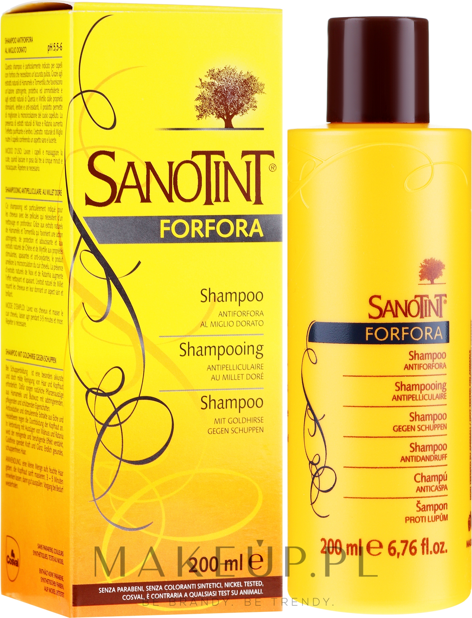 Szampon przeciwłupieżowy do włosów - SanoTint Antidandruff Shampoo — Zdjęcie 200 ml