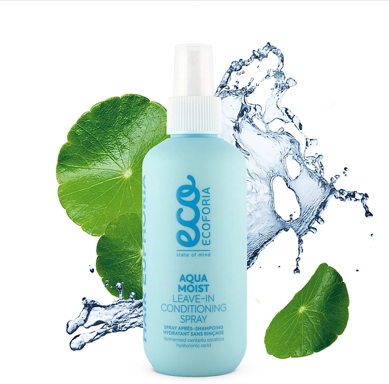 Lakier do włosów - Ecoforia Hair Euphoria Aqua Moist Leave-In Spray — Zdjęcie N1