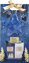 Zestaw świąteczny - Aura Cosmetics (b/wash/200ml + b/lot/200ml + bath/confetti/15g) — Zdjęcie N1