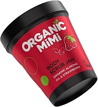 Migdałowo-truskawkowy peeling do ciała - Organic Mimi Body Scrub Jam Almond & Strawberry — Zdjęcie N1