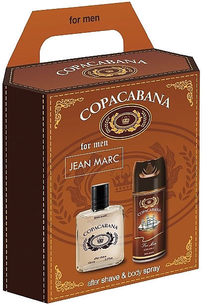 Zestaw - Jean Marc Copacabana (deo/150ml + after/shave/lot/100ml) — Zdjęcie N1