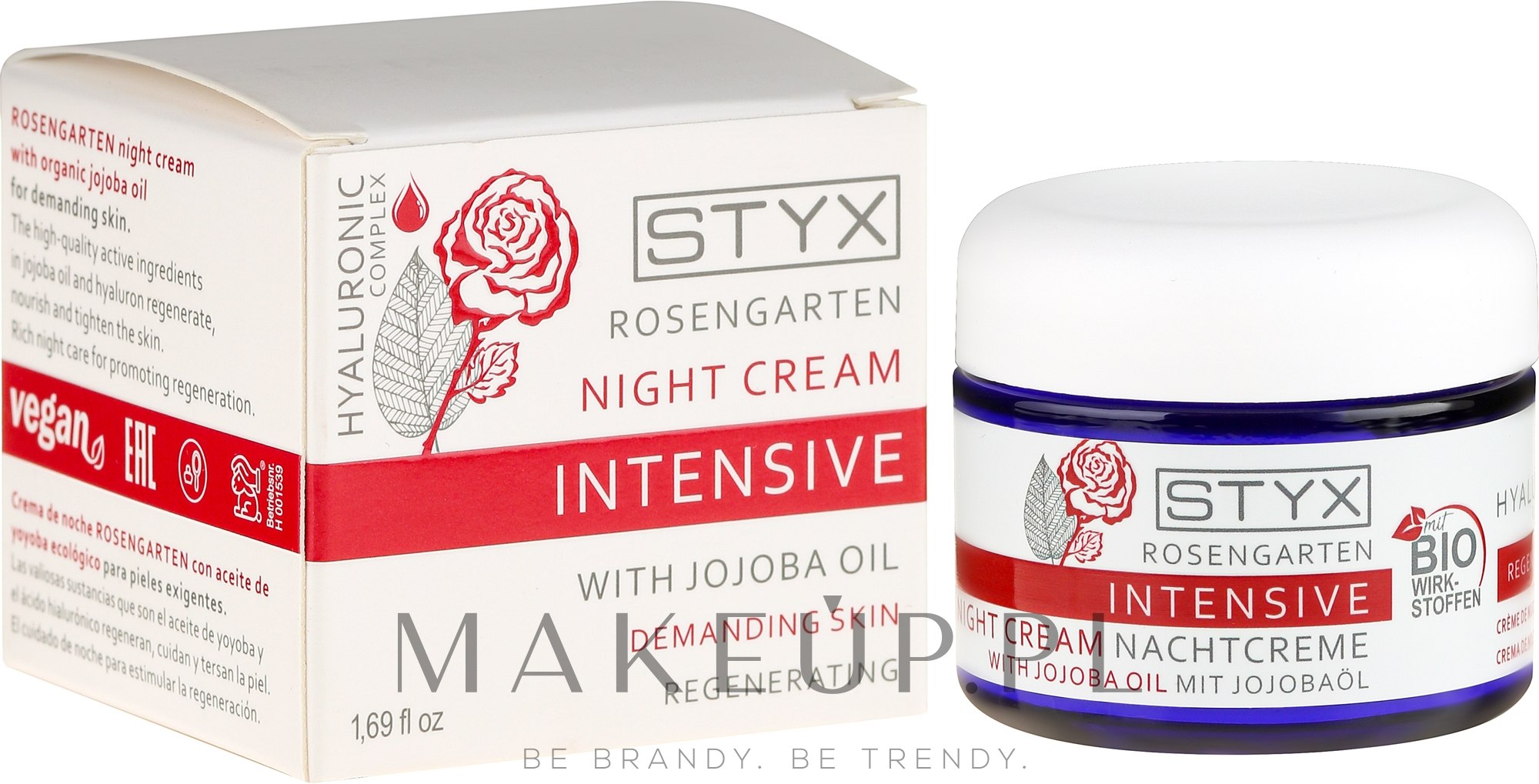 Krem do twarzy na noc - Styx Naturcosmetic Rose Garden Intensive Night Cream — Zdjęcie 50 ml