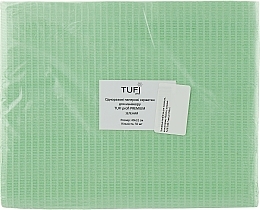Serwetki papierowe do manicure, odporne na wilgoć, 40x32cm, zielone - Tuffi Proffi Premium — Zdjęcie N1