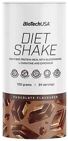 Koktajl proteinowy Czekolada - BioTechUSA Diet Shake Chocolate Hight Fiber Protein Meal — Zdjęcie N1