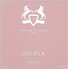 Kup Parfums de Marly Delina - Zestaw (edp/refill/3x10ml + case/1pcs)