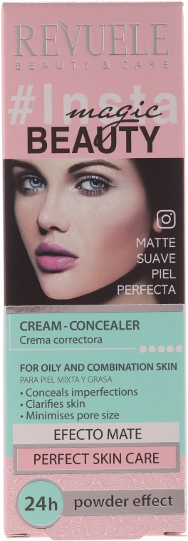 Korektor w kremie do twarzy - Revuele #Insta Magic Beauty Cream Concealer — Zdjęcie N1