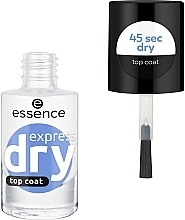 Szybkoschnący lakier do paznokci - Essence Express Dry Top Coat — Zdjęcie N1