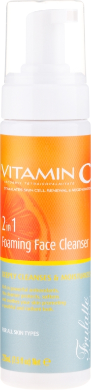 Pianka do mycia twarzy z witaminą C - Frulatte Vitamin C Foaming Face Cleanser 2 in 1 — Zdjęcie N1