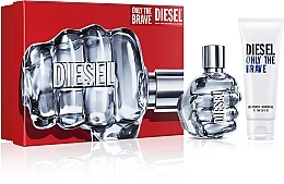Diesel Only The Brave - Zestaw (edt 50 ml + sh/gel 75 ml) — Zdjęcie N1