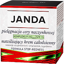 Kup Nawilżający krem do cery naczynkowej - Janda For Couperose Skin Cream SPF 15