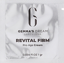 PREZENT! Rewitalizujący krem ujędrniający do twarzy - Gemma's Dream Revital Firm Pro-Age Cream — Zdjęcie N1