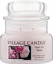 Świeca zapachowa w słoiczku Świeża piwonia - Village Candle Fresh Cut Peony — Zdjęcie N1