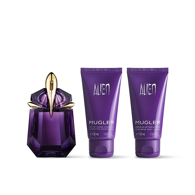 Mugler Alien - Zestaw (edp 30 ml + b/lot 50 ml + sh/gel 50 ml) — Zdjęcie N2