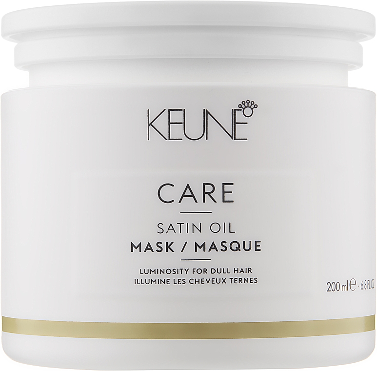 Maska do włosów matowych - Keune Care Satin Oil Mask — Zdjęcie N1