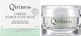 Wzbogacony nawilżający krem ​​do twarzy - Qiriness Caresse Source d'Eau Riche Comfort Moisturizing Cream — Zdjęcie N2