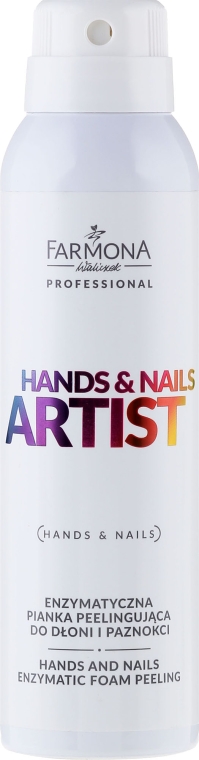 Enzymatyczna pianka peelingująca do dłoni i paznokci - Farmona Professional Hands & Nails Artist