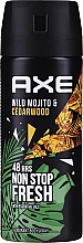Dezodorant w aerozolu dla mężczyzn - Axe Wild 48 Nom Stop Deo — фото N1