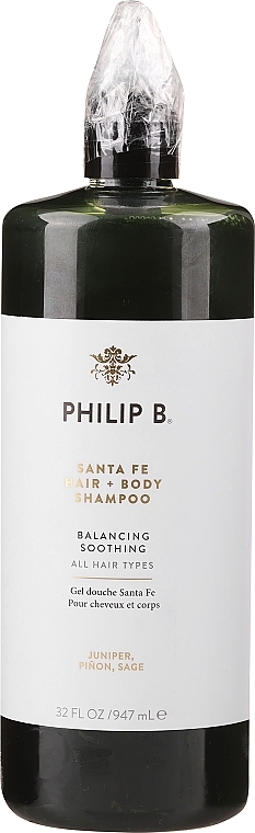 PRZECENA! Żel do mycia ciała i włosów - Philip B Santa Fe Hair + Body Shampoo * — Zdjęcie N1