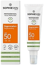 Regenerujący krem przeciwsłoneczny do twarzy - Sophieskin Regenerating Facial Protection SPF50 — Zdjęcie N1