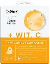 Kup Hydrożelowa maska na twarz z witaminą C - L'biotica PGA Hydro Fusion + Vit. C