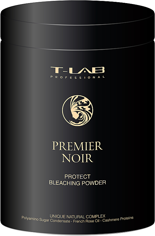 Puder do ochrony włosów rozjaśnianych - T-LAB Professional Premier Noir Protect Bleaching Powder