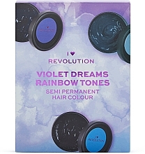 Zestaw do kąpieli (h/tones 3 x 120 ml) - I Heart Revolution Violet Dreams Rainbow Drops — Zdjęcie N2