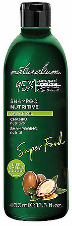Szampon do włosów - Nourishing Shampoo Naturalium Super Food Argan Oil — Zdjęcie N1