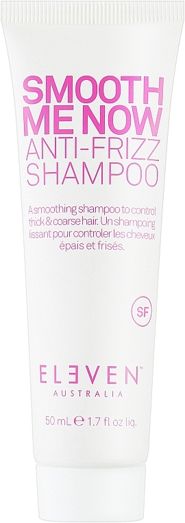 Szampon do włosów niesfornych i puszących się - Eleven Australia Smooth Me Now Anti-Frizz Shampoo — Zdjęcie N1