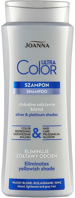 Szampon do włosów blond, rozjaśnianych i siwych - Joanna Ultra Color System — Zdjęcie N2