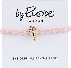 Gumka do włosów, złote lody, różowa - By Eloise London Ice Cream Strawberry — Zdjęcie N1