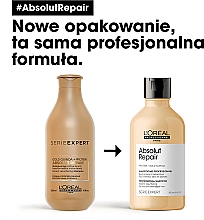 Naprawczy szampon do włosów zniszczonych z komosą i proteinami - L'Oreal Professionnel Serie Expert Absolut Repair Gold Quinoa + Protein Shampoo — Zdjęcie N4