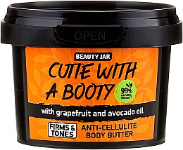 Antycellulitowe masło do ciała z grejpfrutem i olejem z awokado - Beauty Jar Anti-Cellulite Body Butter — Zdjęcie N1