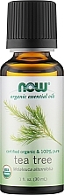 Kup Organiczny olejek eteryczny z drzewa herbacianego - Now Foods Organic Essential Oils 100% Pure Tea Tree