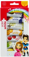 Kup Pasta do zębów dla dzieci 7 owoców - Edel+White 7 Fruchtli Set (toothpaste/7x9.4ml)