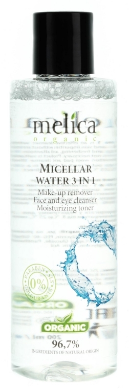 Woda micelarna 3 w 1 - Melica Organic Micellar Water 3 In 1 — Zdjęcie N1