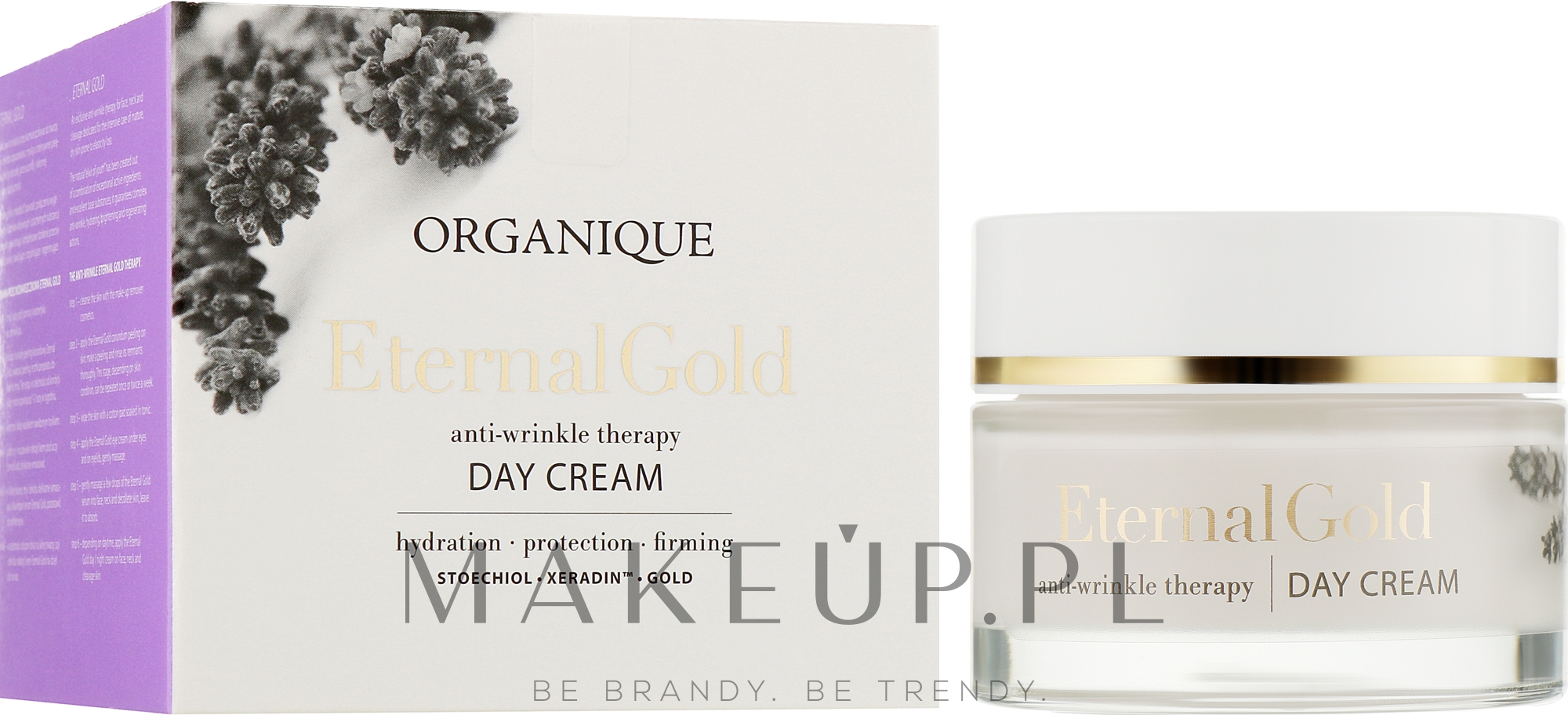 Krem przeciwzmarszczkowy na dzień - Organique Eternal Gold Day Cream — Zdjęcie 50 ml