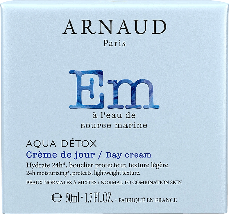 Krem do twarzy na dzień do cery normalnej i mieszanej - Arnaud Aqua Detox Day Cream — Zdjęcie N2