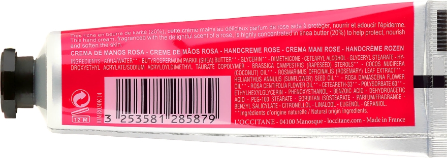 Krem do rąk - L'Occitane Delightful Rose Hand Cream — Zdjęcie N2