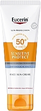 Krem ochronny do skóry wrażliwej i atopowej SPF 50+ - Eucerin Sun Sensitive Protect — Zdjęcie N1