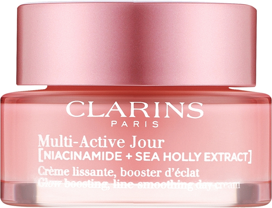 Krem na dzień dla każdego rodzaju skóry - Clarins Multi-Active Jour Niacinamide+Sea Holly Extract Glow Boosting Line-Smoothing Day Cream — Zdjęcie N1