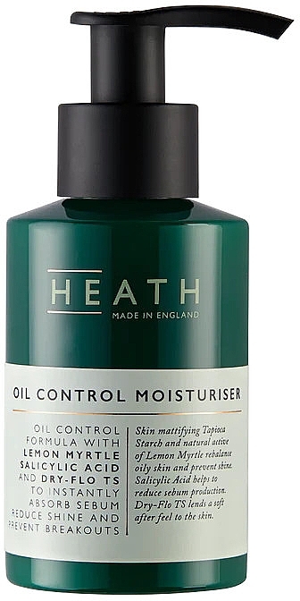 Lekki matujący krem nawilżający do twarzy - Heath Oil Control Moisturiser — Zdjęcie N1